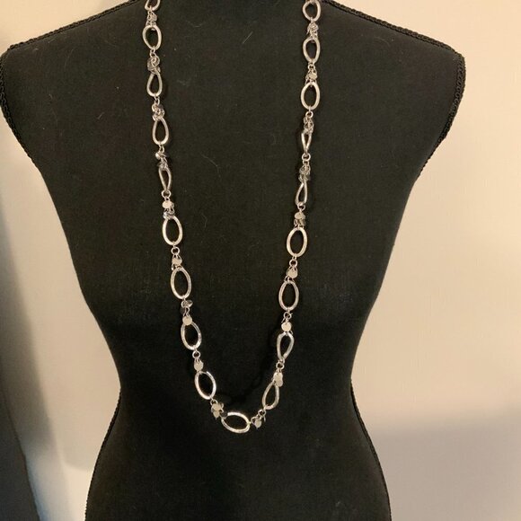 LIA Sophia Gala Ibiza Soiree Silver Tone Necklace - Picture 2 of 6